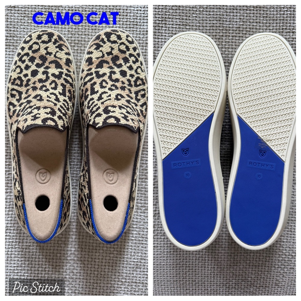Rothy's Camo Cat, The Original Slip On Loafer.  Ships in original box.